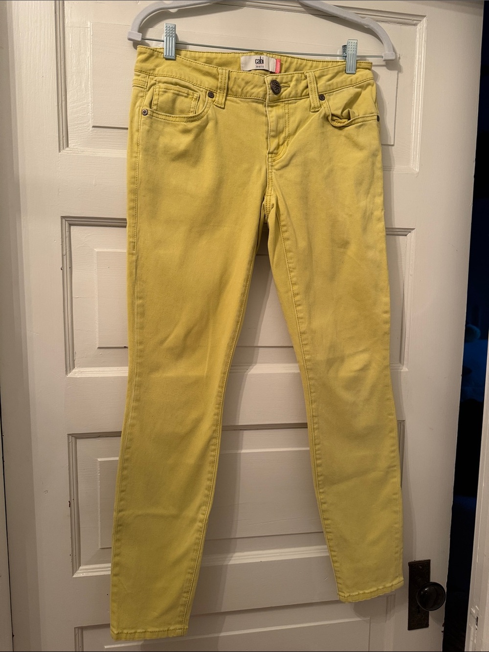 CAbi Skinny Jeans in Bright Yellow